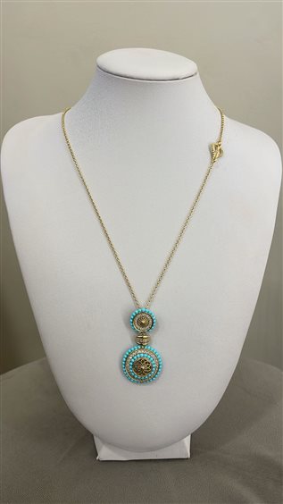 Necklace Gaetano Vitiello Woman in Silver Pasta di turchese 3047 - 3047